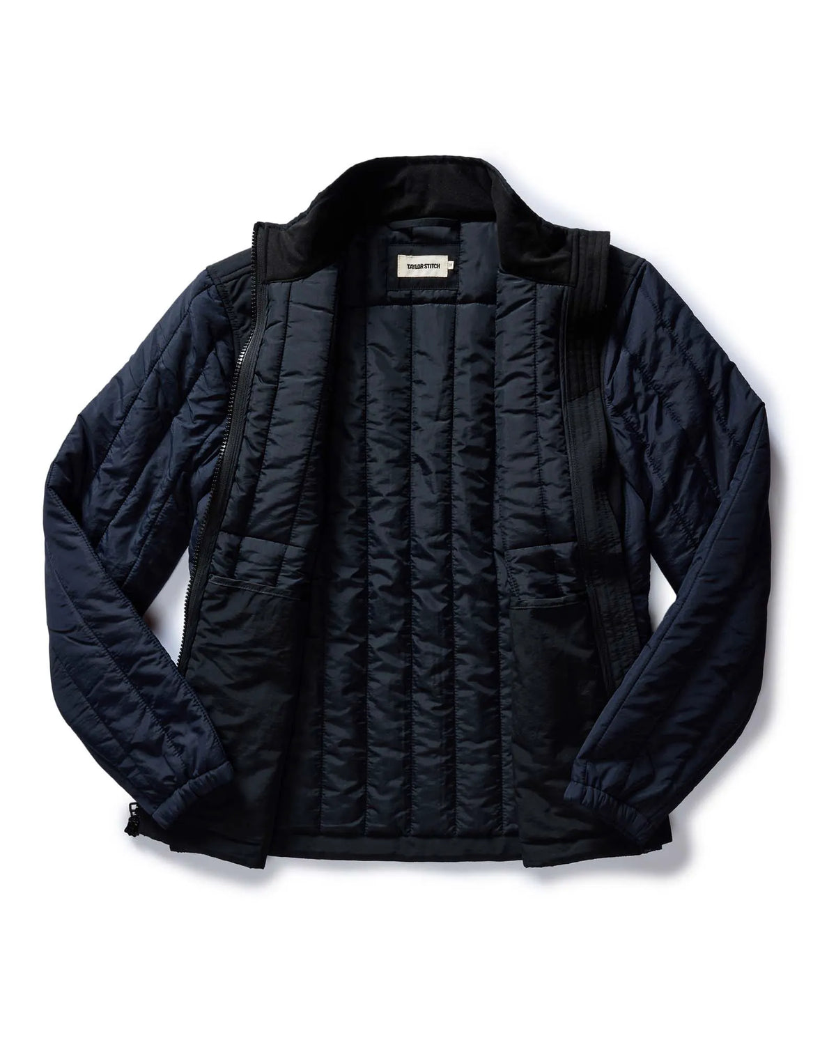 The Ember Jacket in Dark Navy Quilted Nylon