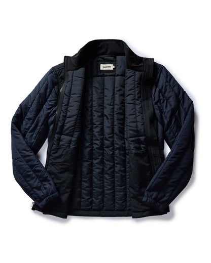 The Ember Jacket in Dark Navy Quilted Nylon