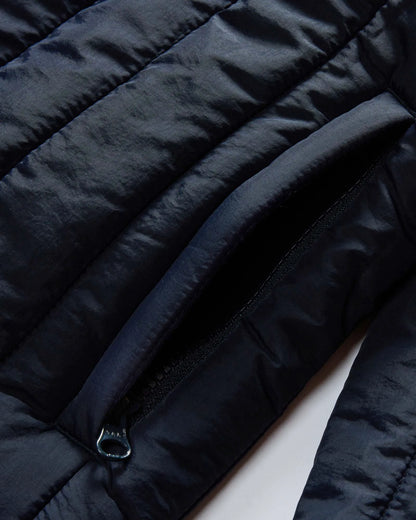 The Ember Jacket in Dark Navy Quilted Nylon
