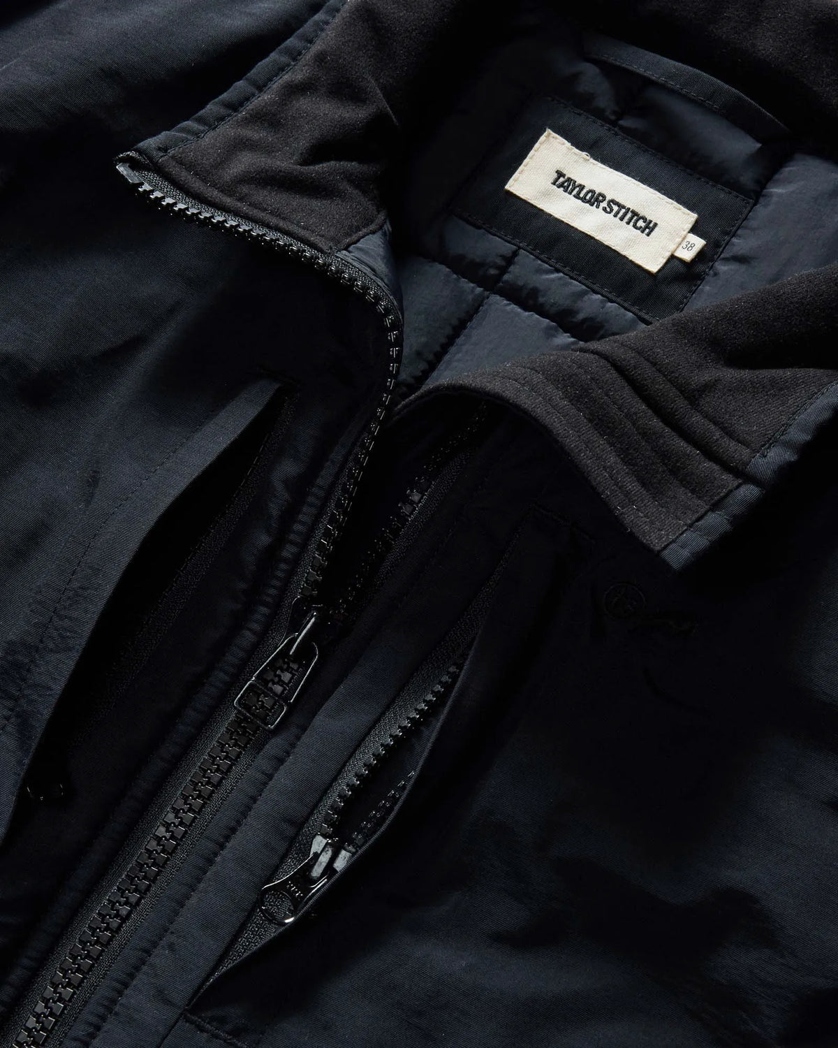 The Ember Jacket in Dark Navy Quilted Nylon