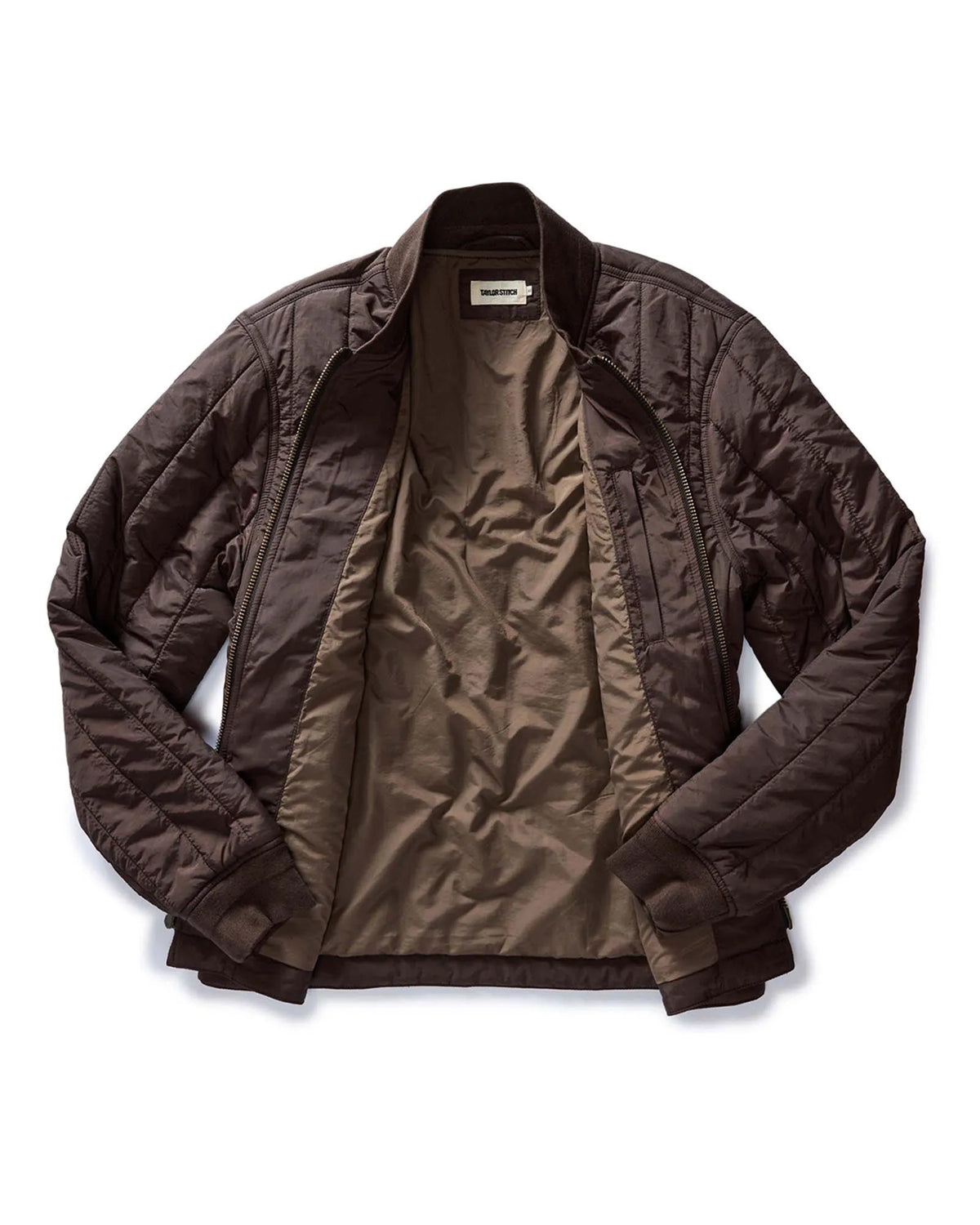The Able Jacket in Soil Quilted Nylon
