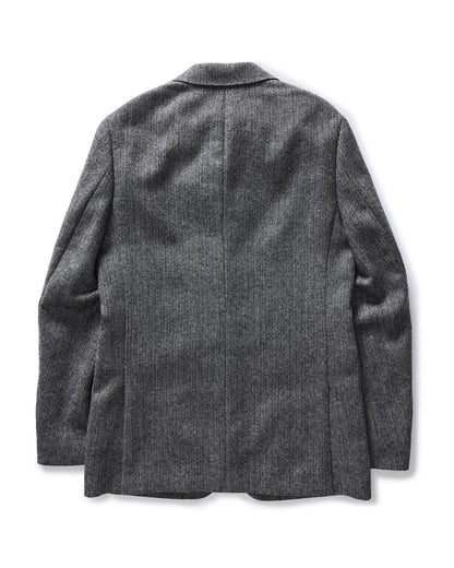 The Stevens Sportcoat in Slate Herringbone Wool