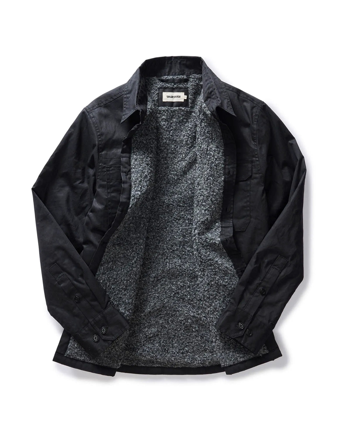 The Fender Jacket in Coal Dry Wax
