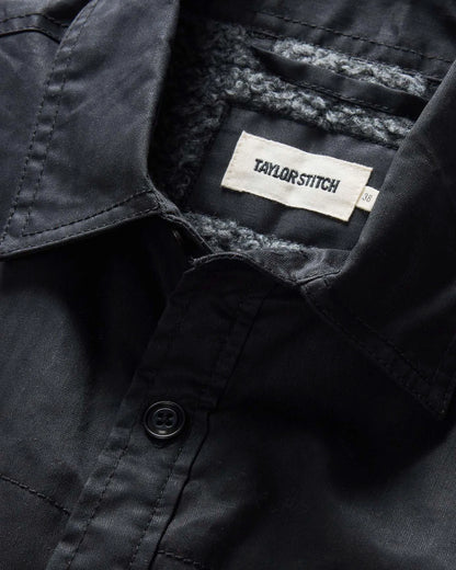 The Fender Jacket in Coal Dry Wax