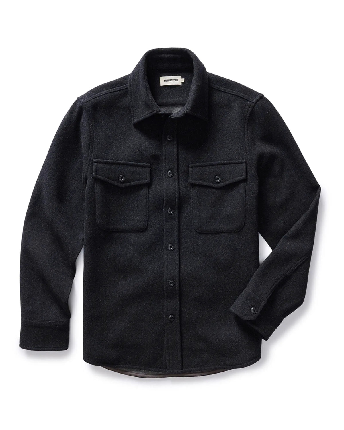 The Maritime Shirt Jacket in Heather Charcoal