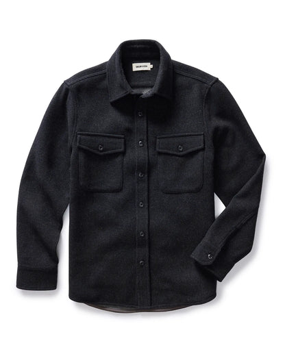 The Maritime Shirt Jacket in Heather Charcoal