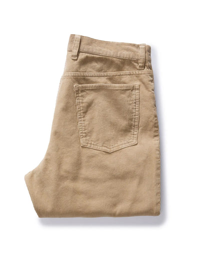 The Democratic 5-Pocket Pant in Washed Khaki Corduroy