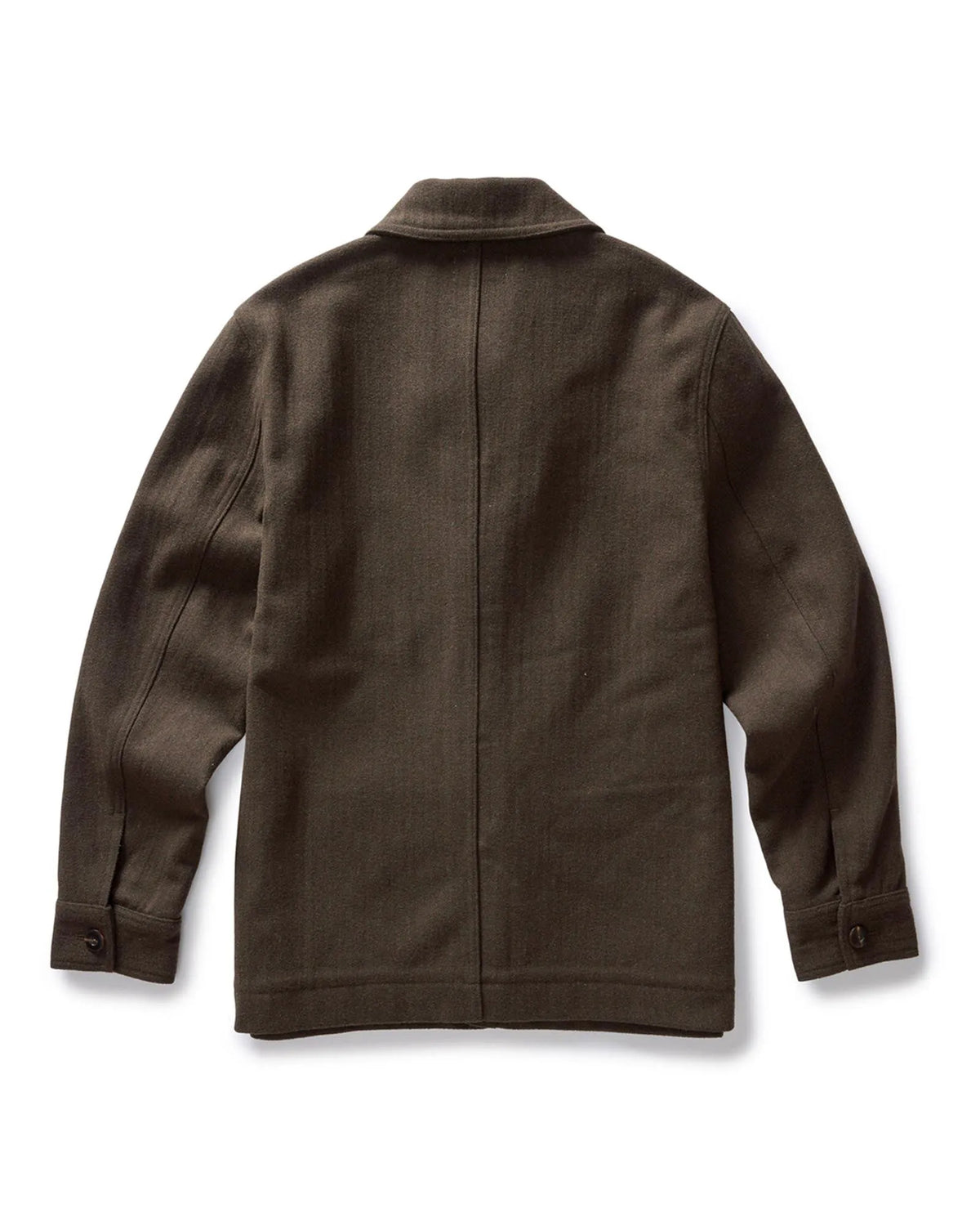 The Ojai Jacket in Army Herringbone Wool