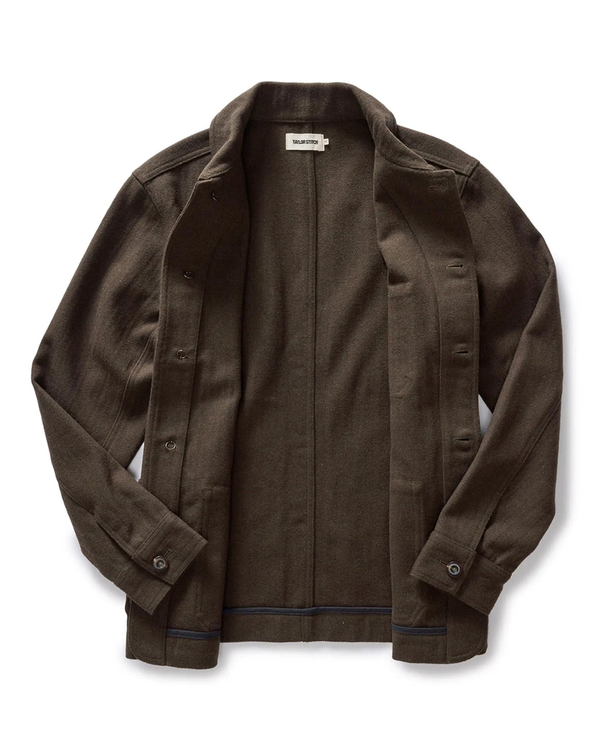 The Ojai Jacket in Army Herringbone Wool