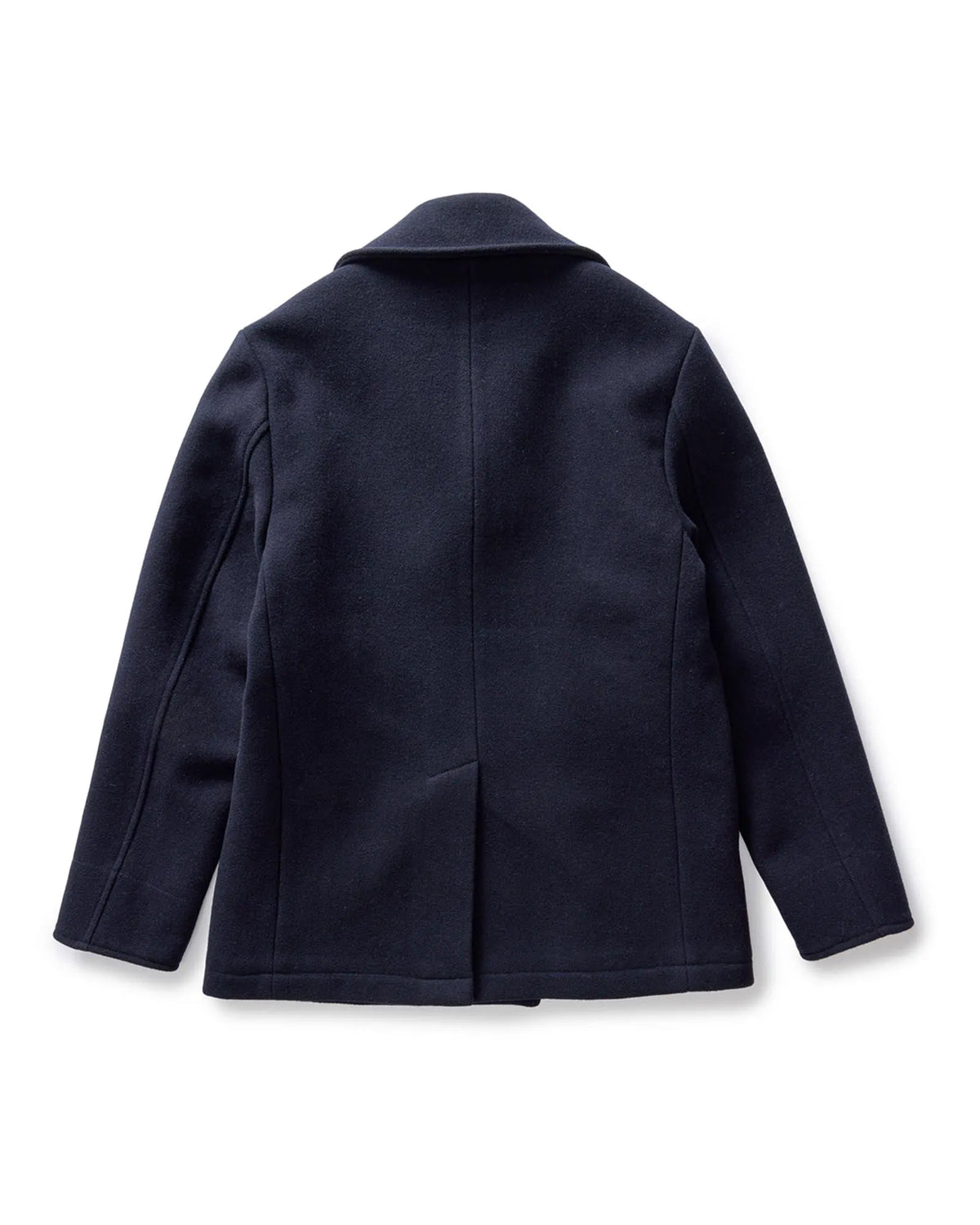 The Mariner Coat in Dark Navy Wool