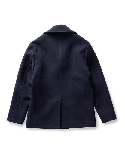 The Mariner Coat in Dark Navy Wool