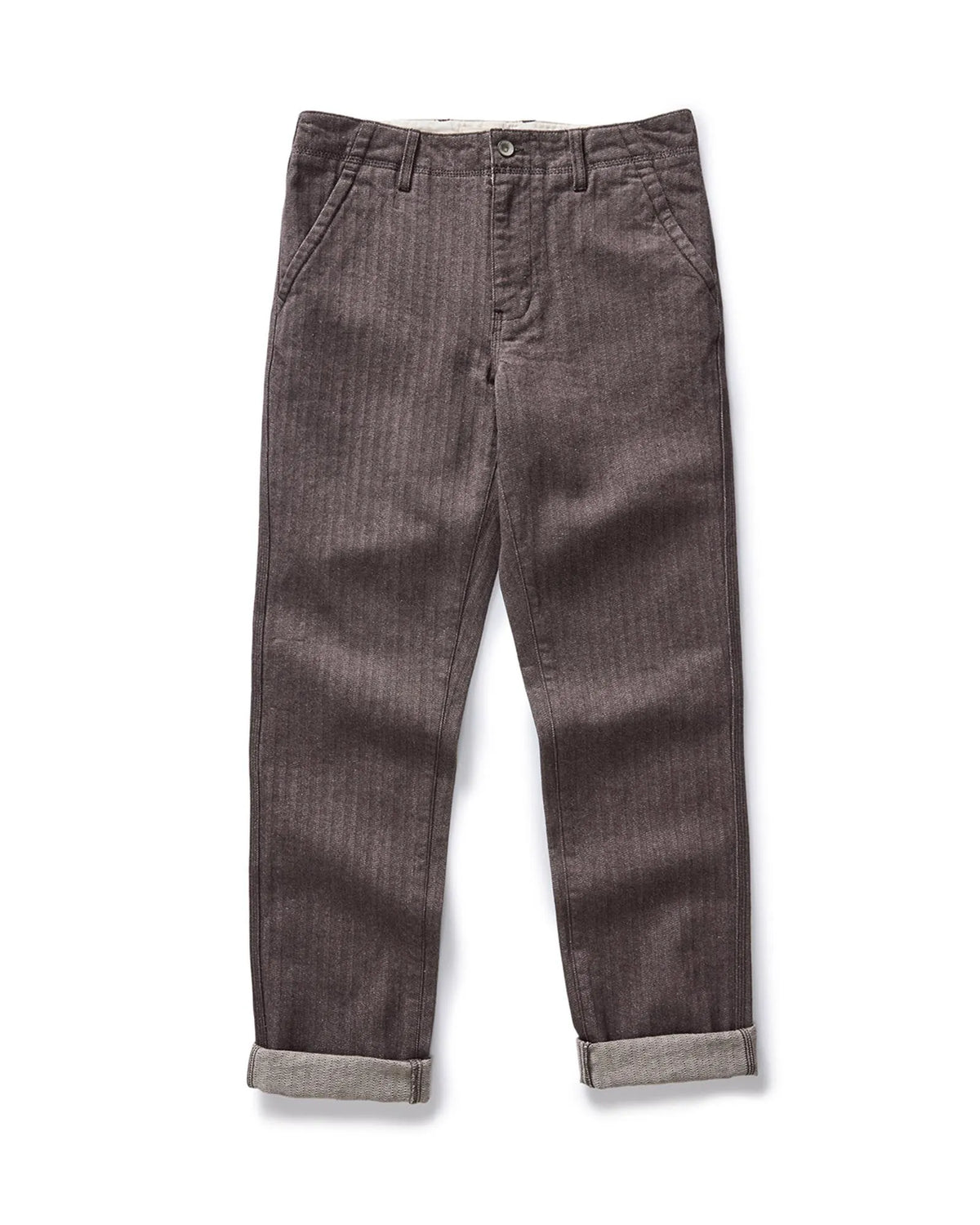 The Morse Pant in Soil Herringbone