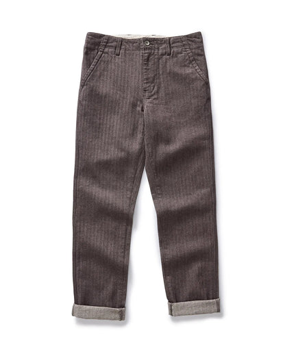 The Morse Pant in Soil Herringbone