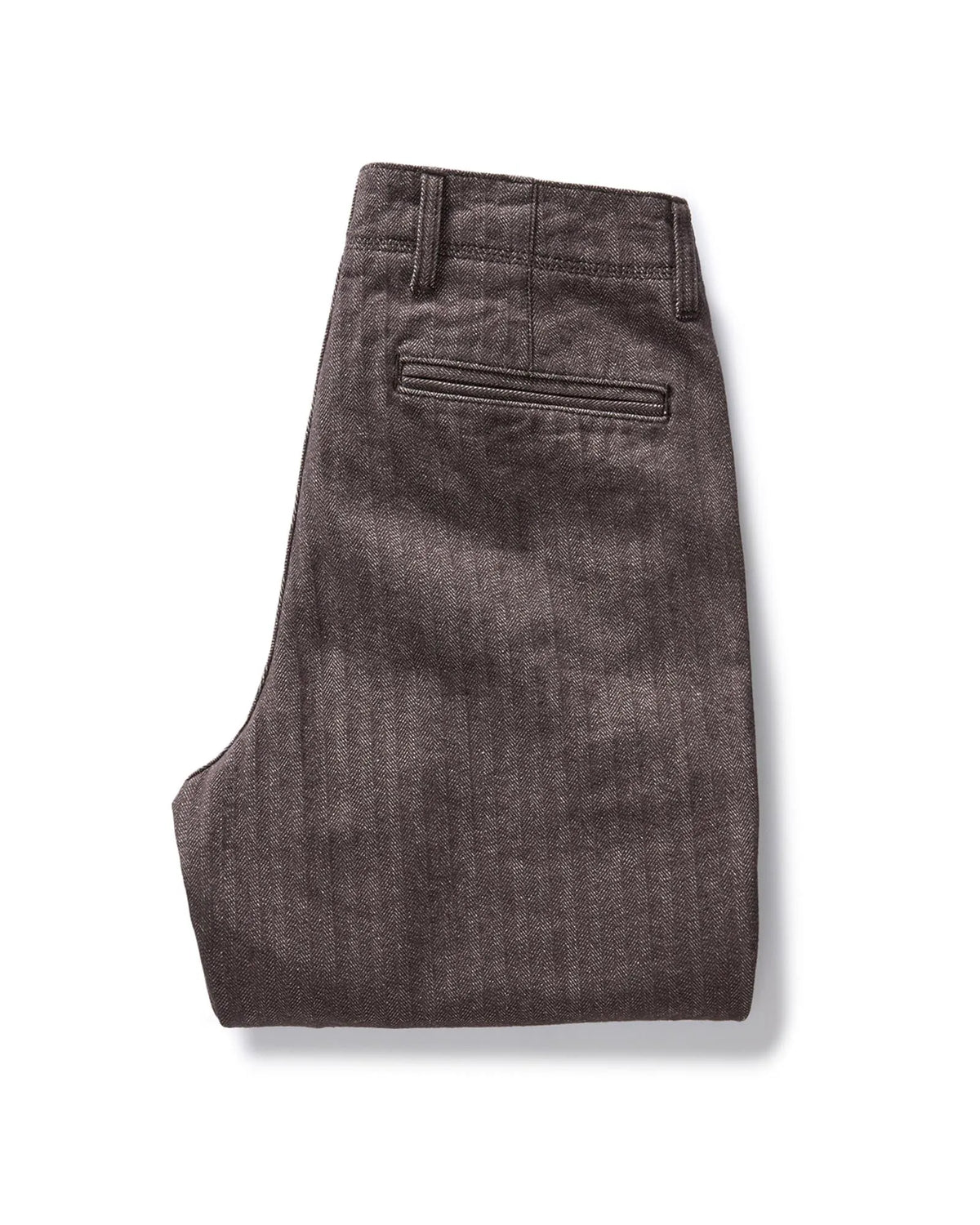 The Morse Pant in Soil Herringbone