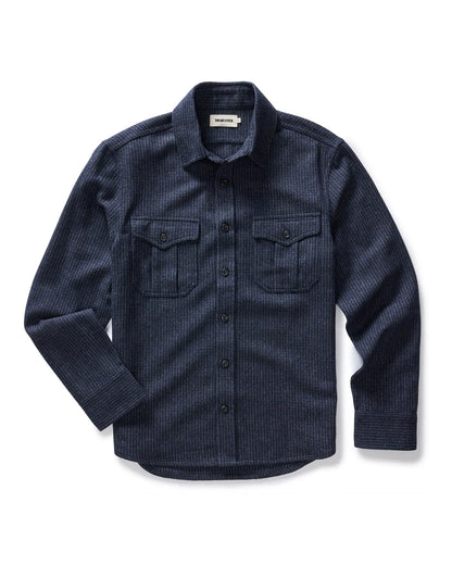 The Saddler Shirt in Midnight Check Wool