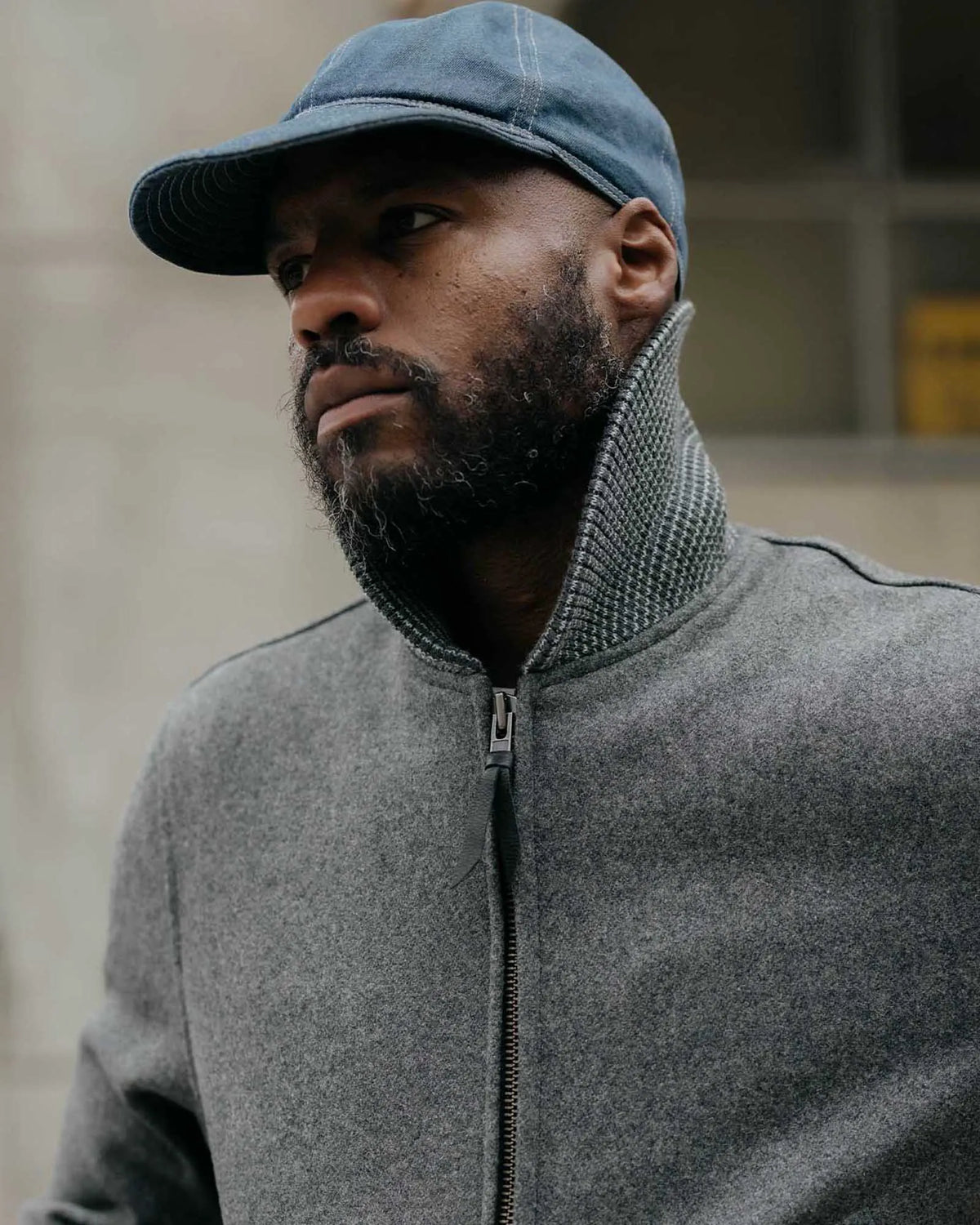 The Golden Bear Bomber in Heather Graphite