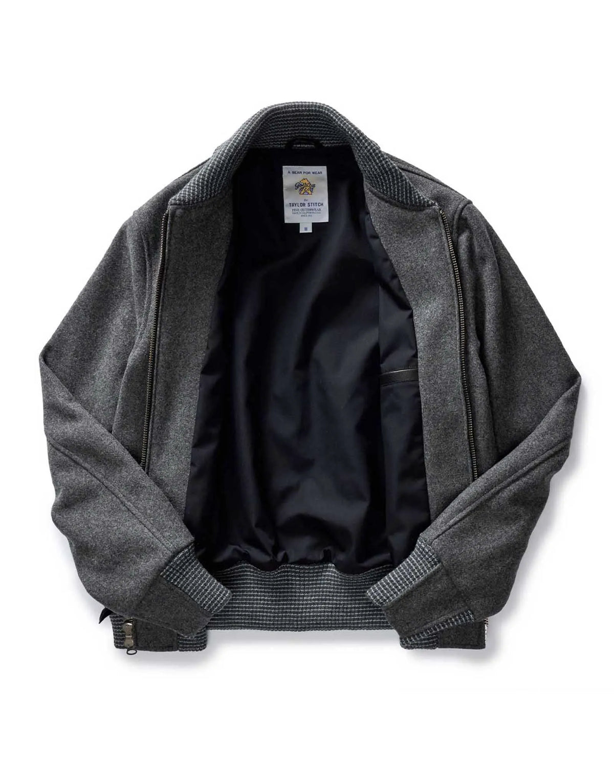 The Golden Bear Bomber in Heather Graphite