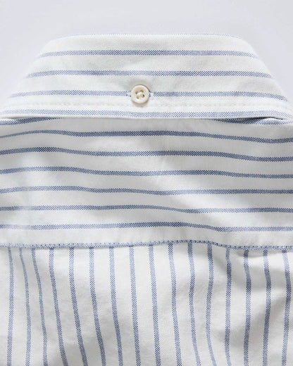 The Jack in White Stripe Oxford