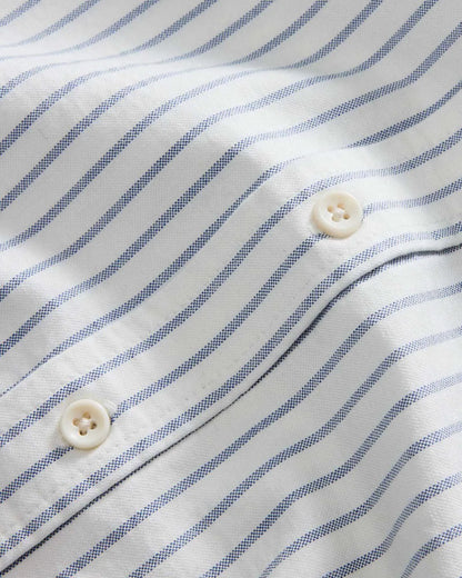 The Jack in White Stripe Oxford