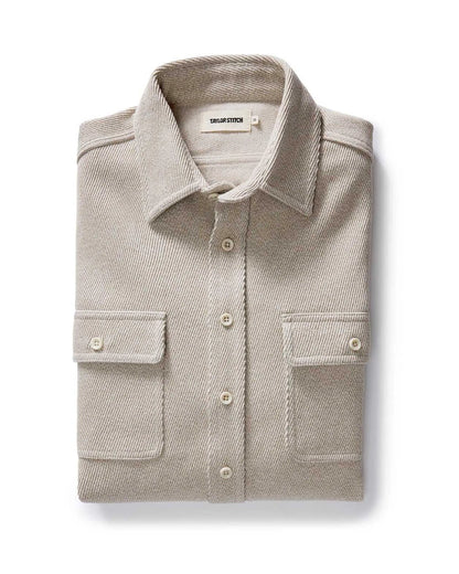 The Ledge Shirt in Flax Twill