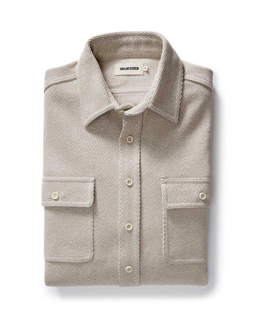 The Ledge Shirt in Flax Twill