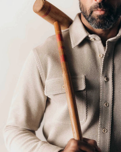 The Ledge Shirt in Flax Twill