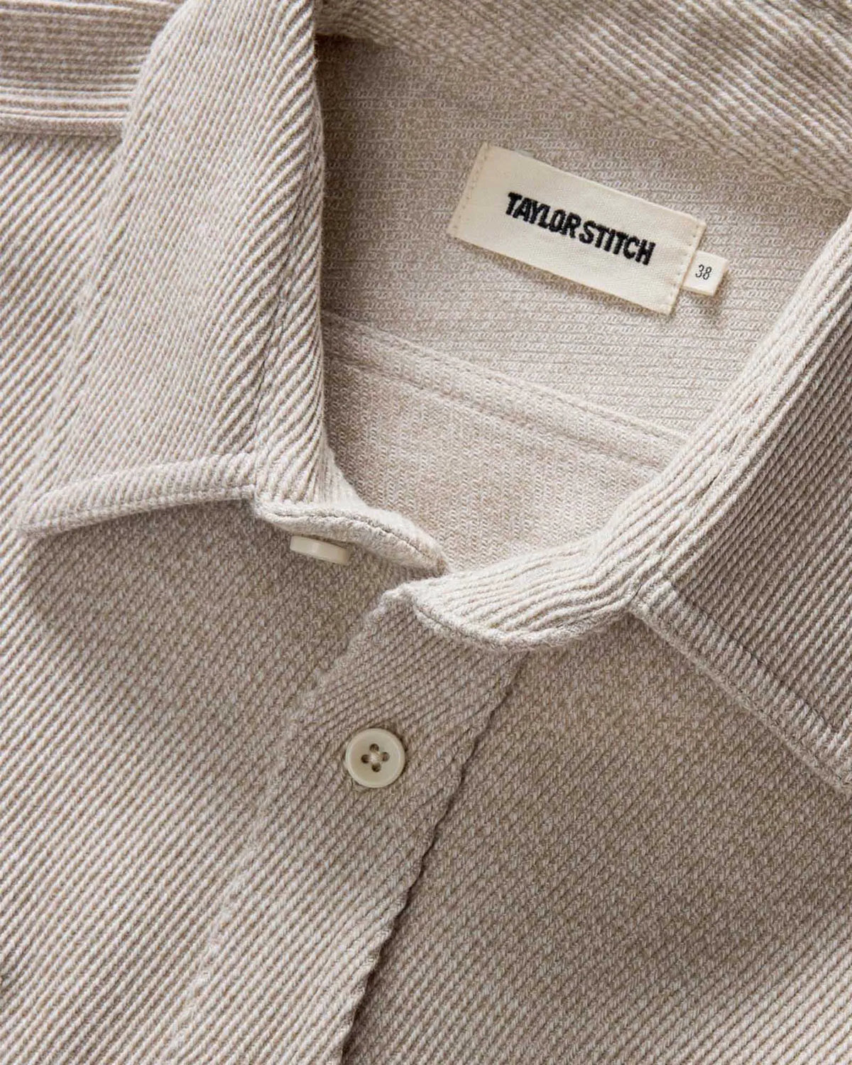 The Ledge Shirt in Flax Twill