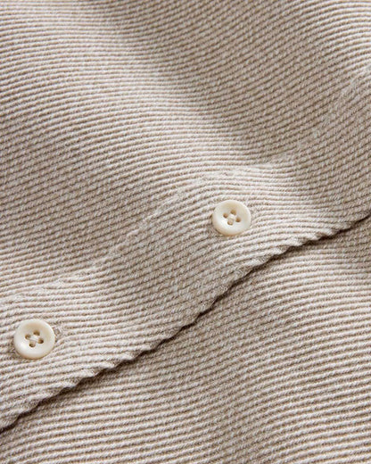 The Ledge Shirt in Flax Twill