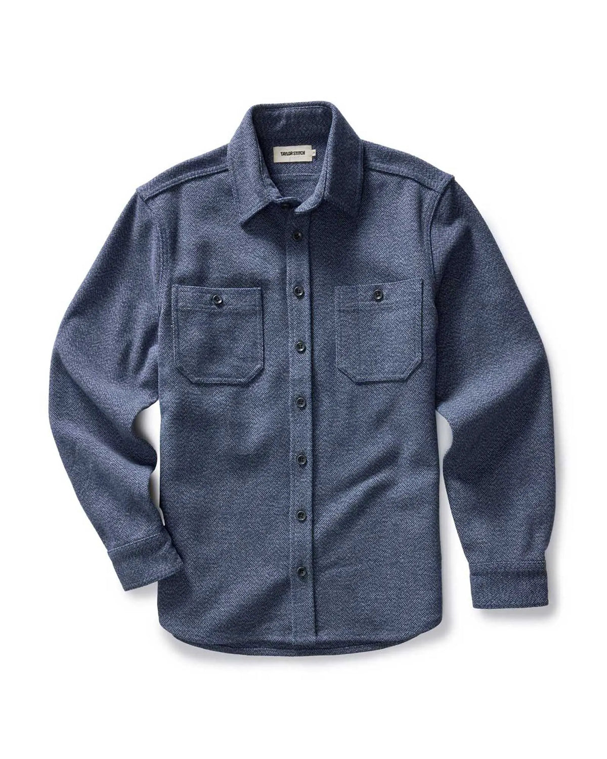 The Utility Shirt in Indigo Ash Wool Canvas