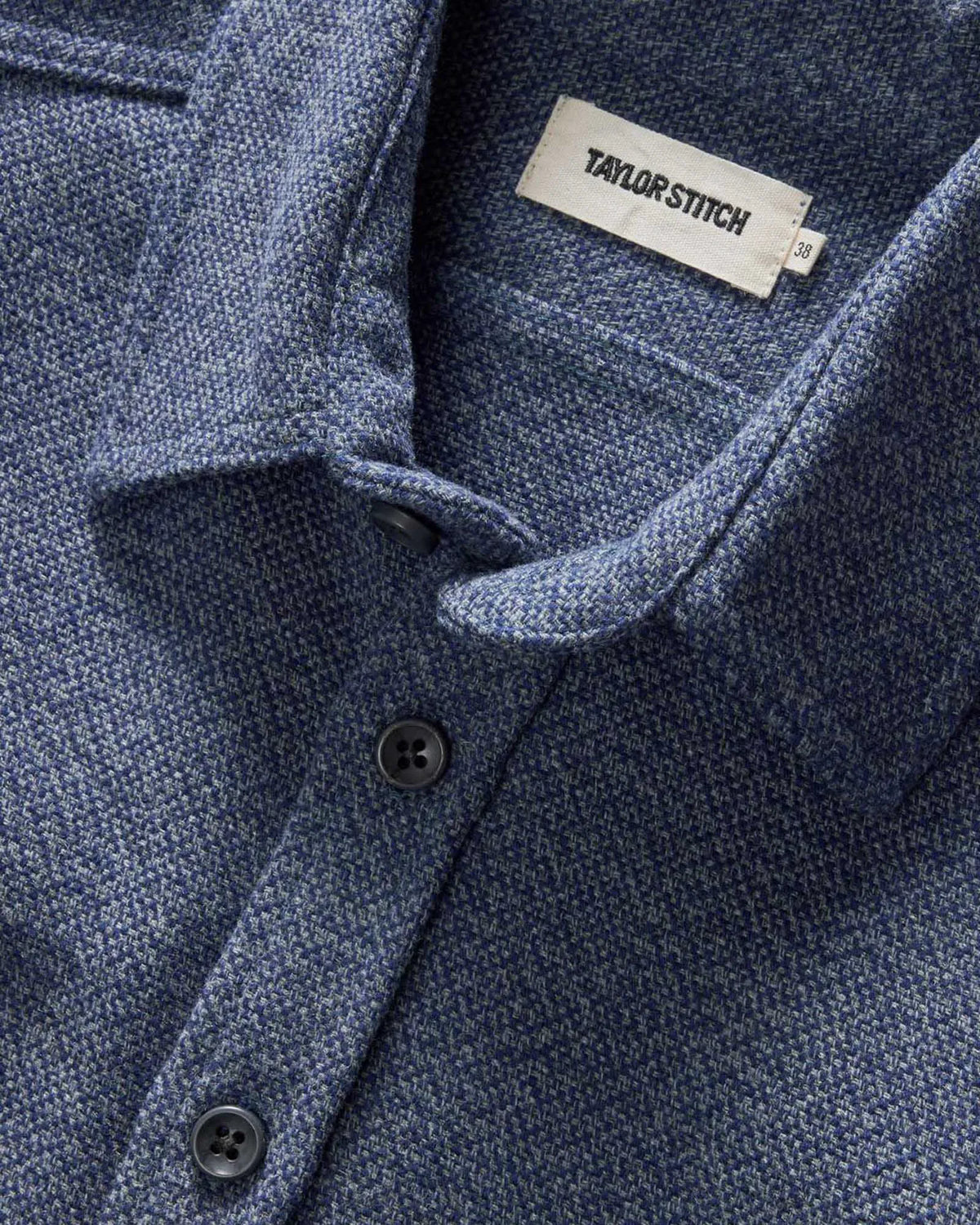 The Utility Shirt in Indigo Ash Wool Canvas