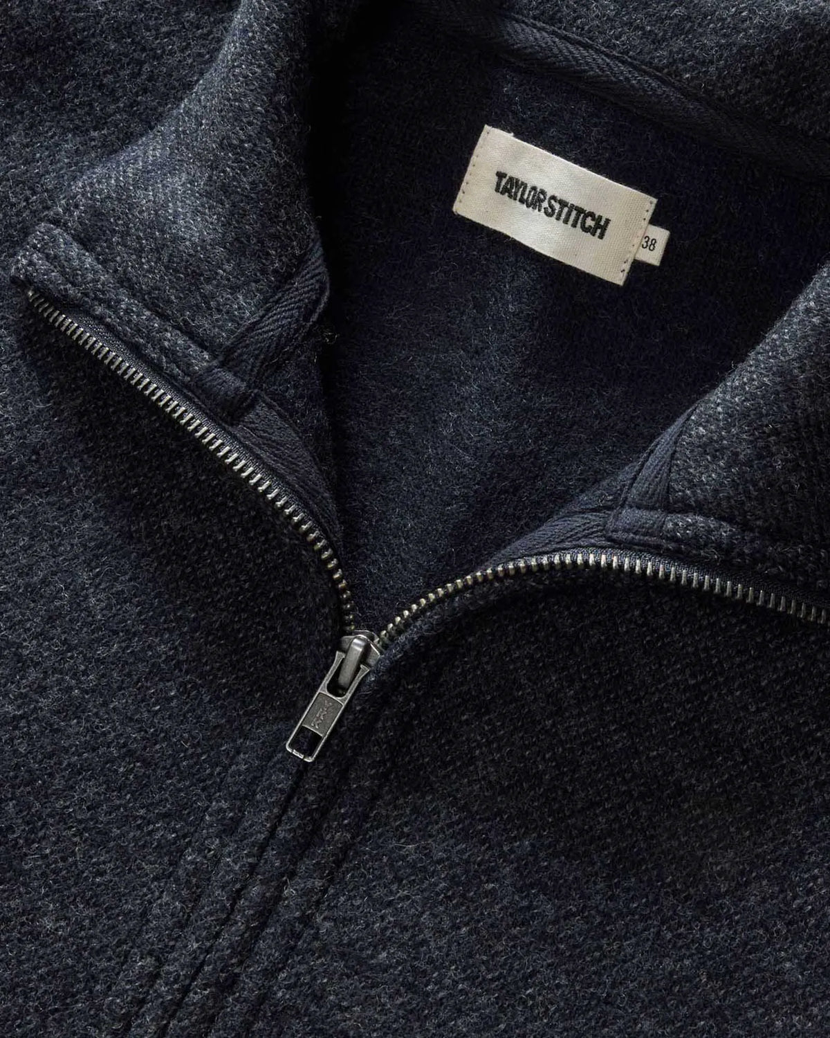 The Evans Jacket in Navy Birdseye Wool