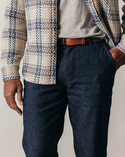 The Morse Pant in Rinsed Indigo Twill