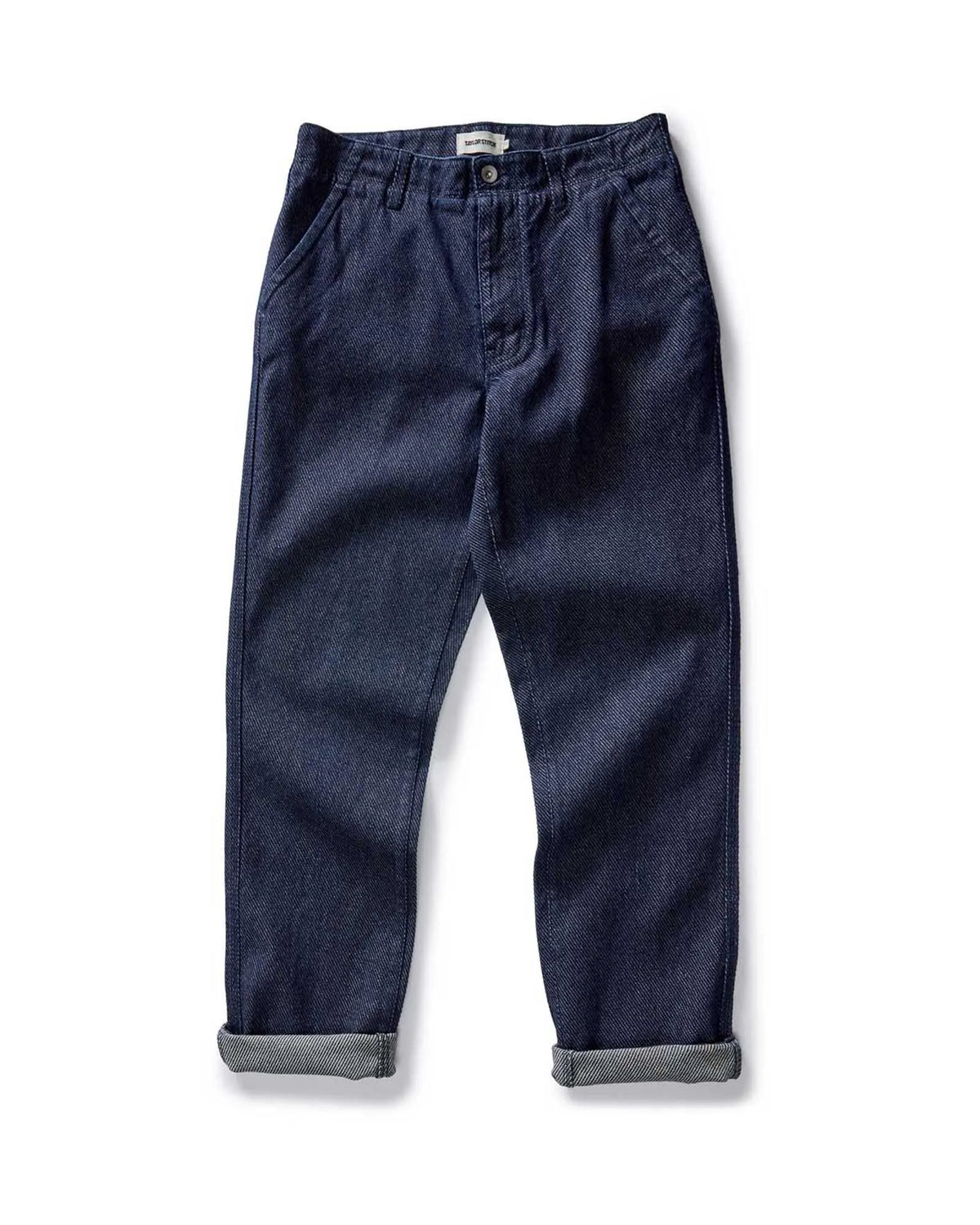 The Morse Pant in Rinsed Indigo Twill