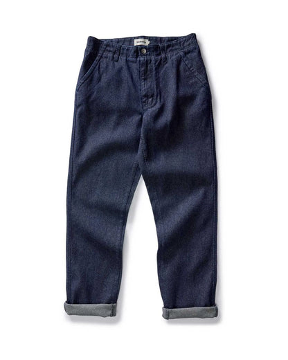 The Morse Pant in Rinsed Indigo Twill
