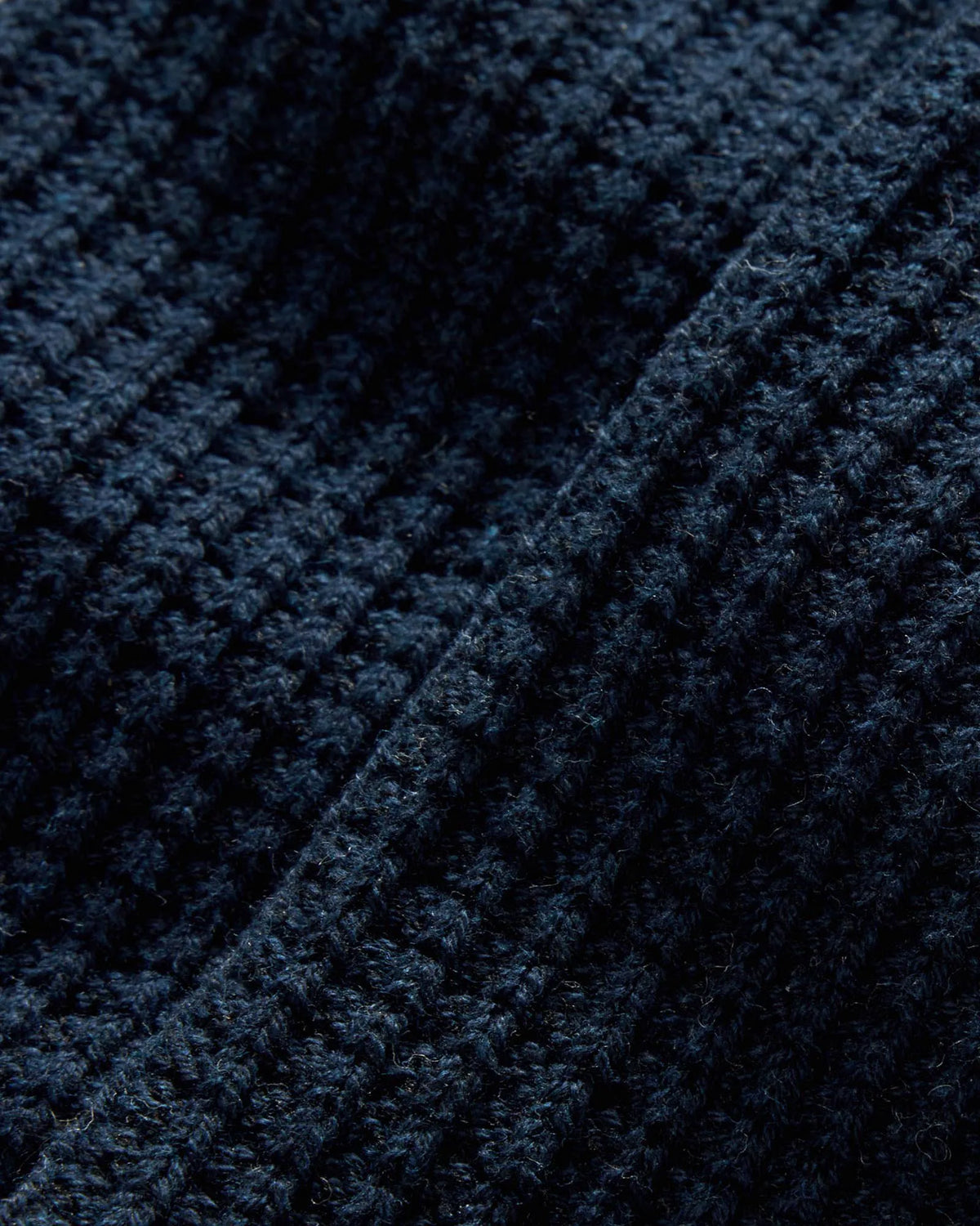 The Waffle Sock in Dark Navy