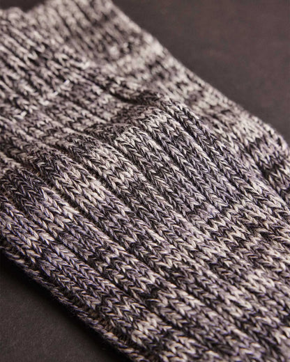 The Camp Sock in Marled Blue