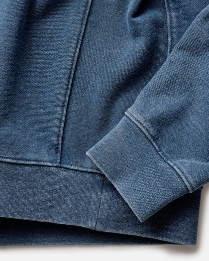 The Sunset Crew in Washed Indigo Terry
