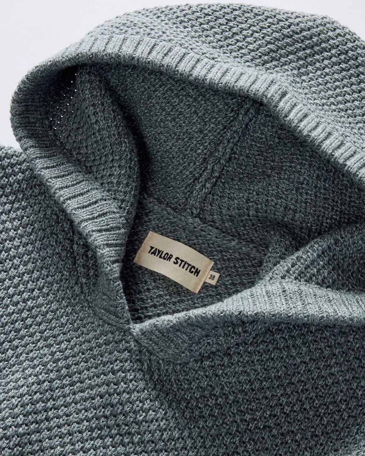 The Crawford Sweater Hoodie in Deep Sea Twist