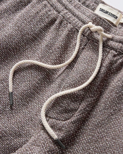 The Apres Pant in Granite Linen Tweed