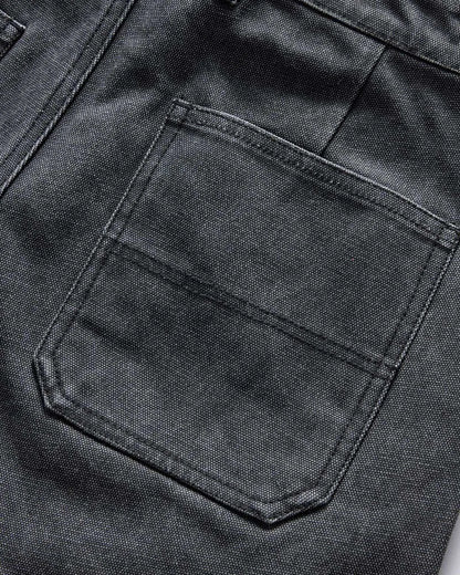 The Camp Short in Coal Chipped Canvas