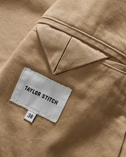 The Foundation Sportcoat in Organic Khaki Twill