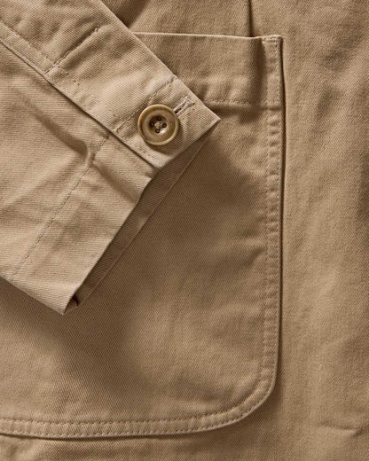 The Foundation Sportcoat in Organic Khaki Twill