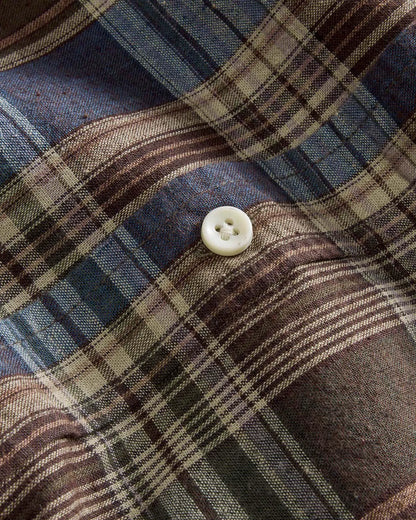 The Short Sleeve Jack in Atlantic Blue Plaid