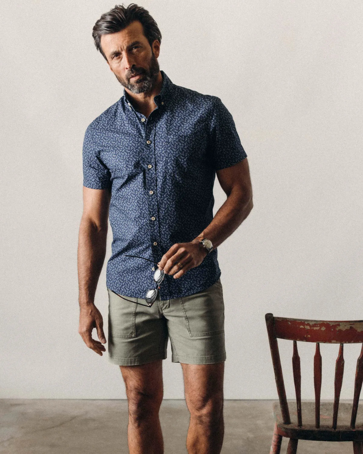 The Short Sleeve Jack in Falling Floral