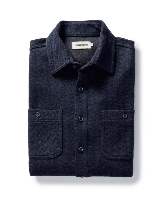 The Coastline Knit Shirt in Dark Navy