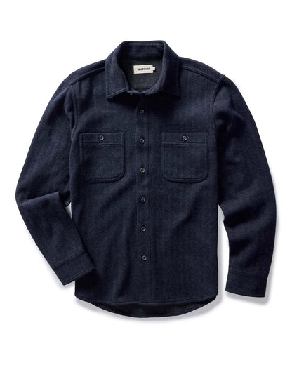 The Coastline Knit Shirt in Dark Navy