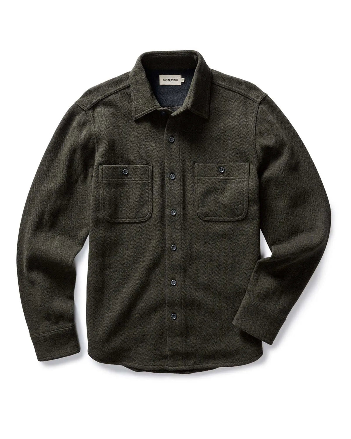 The Coastline Knit Shirt in Heather Army