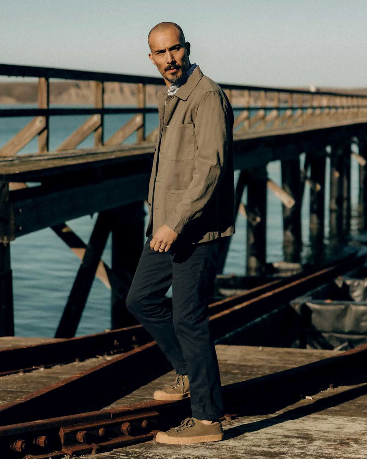 The Democratic Foundation Pant in Organic Navy