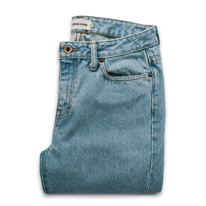 The Rosie Jean in Washed Cone Mills Denim