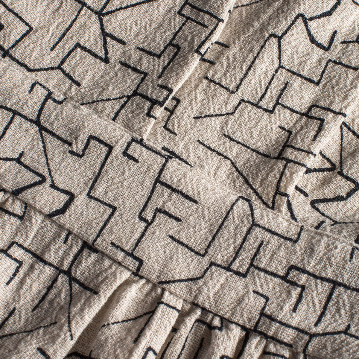 The Emma Dress in Maze Print